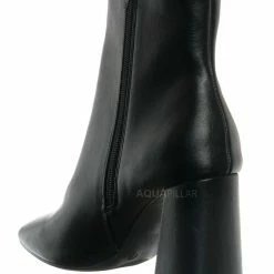 Bamboo Article01 Block Heel Dress Boot - Women Ankle Bootie New