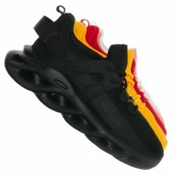 La Shailah Brave12 Chunky Elastic Mesh Sneaker - Unisex Sculpted Outsole Shoes