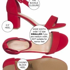 CityClassified New Hallie Wide Width Comfort Foam Sandal - Women 2.5 Inches Block Heel