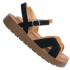 Soda New Chester Soft Foam Flat Sandal - Women Two Piece Molded Summer Shoes