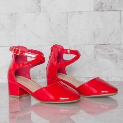 Lucky Top Gallery76K Girls Dress High Heel DOrsay Pump, Kids Size Strappy Formal Shoes New