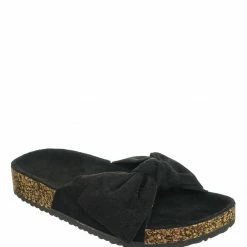 Forever Link Berk24 Molded Footbed Slipper Sandal - Women Comfort Contour Cork Slip On Shoes