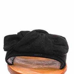 Bamboo Moondance17 Twist Knot Flat Slipper Mule - Women Slide In Boho Wide Band Sandal New