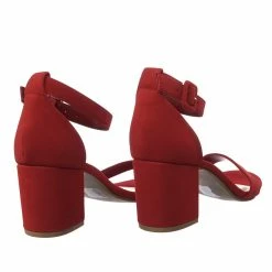 CityClassified Cake Minimalist Simple Chunky Block High Heel Dress Sandal W Ankle Strap
