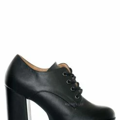 Bamboo New Ambrose02 Block Heel Lace Up Oxford - Women Dress Bootie