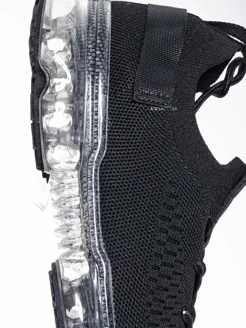 Forever Link Flow19 Stretch Elastic Mesh Sneaker - Festival Lace Up Rubber Air Bubble Cushion