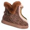 Bamboo Cozette03 Foldable Winter Faux Fur Slipper Bootie - Fold Shearling Snow Shoe New