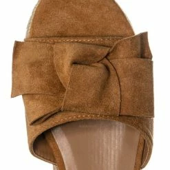 Wild Diva Abundance09 Esapdrille Flatform Slide Sandal - Jute Rope Wrapped Saw Edge Sole New