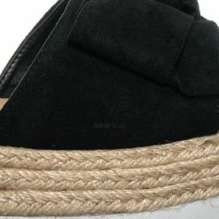 Wild Diva Abundance09 Esapdrille Flatform Slide Sandal - Jute Rope Wrapped Saw Edge Sole New