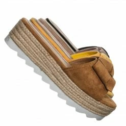 Wild Diva Abundance09 Esapdrille Flatform Slide Sandal - Jute Rope Wrapped Saw Edge Sole New