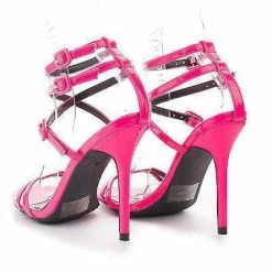 Adele163 By Wild Diva, Strappy Ankle Wrap Multi Buckle Stiletto Dress High Heel Sandals New