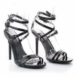 Adele163 By Wild Diva, Strappy Ankle Wrap Multi Buckle Stiletto Dress High Heel Sandals New