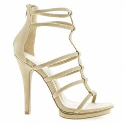 Wild Diva New Amy39 Open Toe Caged Stiletto High Heeled Sandals