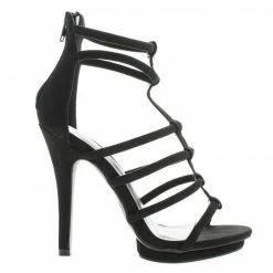 Wild Diva New Amy39 Open Toe Caged Stiletto High Heeled Sandals
