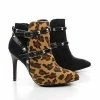 Bessy30 By Wild Diva, Strappy Studded Stiletto Ankle Bootie New