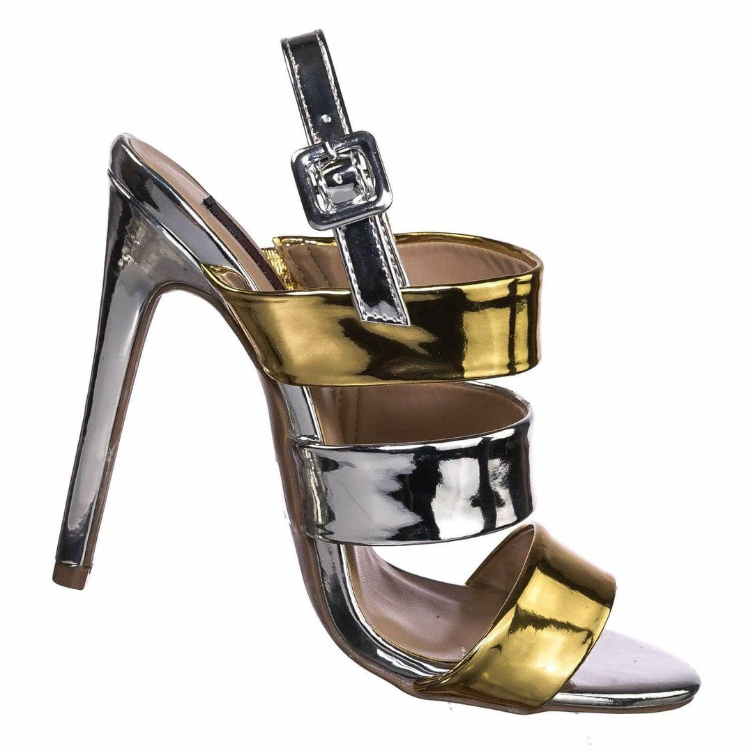 Wild Diva Carmela84 High Heel Stiletto Slingback Dress Sandals - Women Strappy Open Toe New