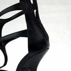 New Cecily08A By Wild Diva, Pu Gladiator Bird Cage Sandal Women Shoe Size