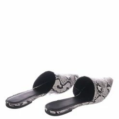 Wild Diva Celica01 Pointed Toe Flat Mule - Women Backless Slip On Slipper Shoes