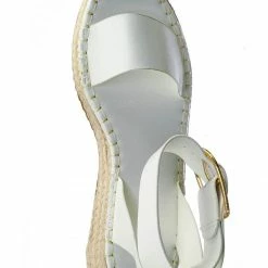 Wild Diva Emera01 Tapered Espadrille Flatform Sandal - Womens Ankle Strap Open Toe Shoes New