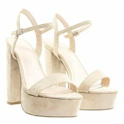 Fanny01 By Wild Diva Retro Classic Chunky Block Heel Platform Open Toe Dress Sandal New