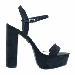 Fanny01 By Wild Diva Retro Classic Chunky Block Heel Platform Open Toe Dress Sandal New