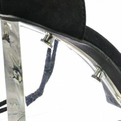 Wild Diva New Francy12 Lucite Leg Wrap Wedge High Heels - Womens Wrap Around Transparant Shoes