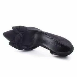 Valerie15 By Wild Diva, D'Orsay Knotted Bow Stiletto Heel Pumps