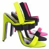X2B New Thalia3 Sport Flat High Heel Sandal - Women's Neoprene Hook & Loop Strappy Shoe