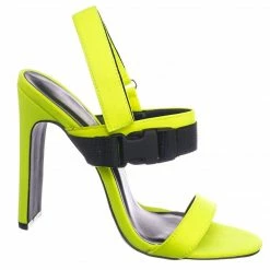 X2B New Thalia3 Sport Flat High Heel Sandal - Women's Neoprene Hook & Loop Strappy Shoe