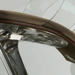 X2B New Thalia5 Lucite Clear Block Heel Sandal - Vinyl Acetate Chunk Transparent Strap