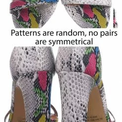 X2B New Thalia6 Barely There Thin Wide Block High Heel Sandal -Ankle Strap Open Toe Shoe