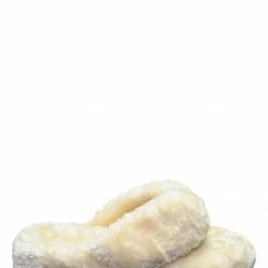 Bamboo New Warmness05 Fluffy Faux Rabbit Fur Sandal - Flatform Thong Flip Flop Slipper