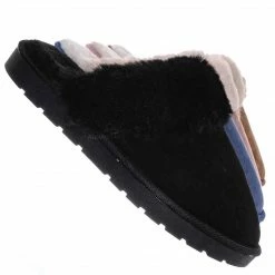Bamboo Snuggle01 Winter Cozy House Slipper - Vegan Friendly Faux Fur Slip On Mule New