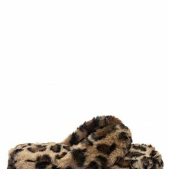 Bamboo New Warmness05 Fluffy Faux Rabbit Fur Sandal - Flatform Thong Flip Flop Slipper