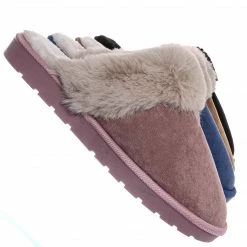 Bamboo Snuggle01 Winter Cozy House Slipper - Vegan Friendly Faux Fur Slip On Mule New