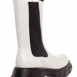 Bamboo New Tetris09 Calf High Chelsea Unisex Dress Boots