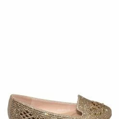 Forever Link Larissa79k Childrens Rhinestone Ballet Loafer - Girl Kids Glitter Crystal Flats