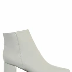 X2B New Nessa1 Block Heel Pointed Toe Ankle Bootie - Womens Dress Boots