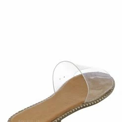 Bonnibel Micah Punk Rock Metal Stud Welt Slide - Women Hardware Slipper Flat Sandals