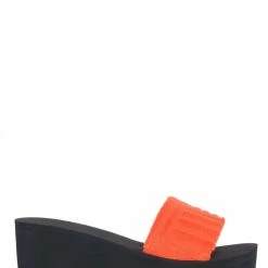 Wild Diva Heat01 EVA Foam Platform Wedge Thong Sandal, Women Summer Slipper