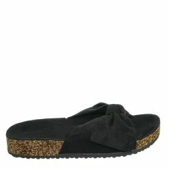 Forever Link Berk24 Molded Footbed Slipper Sandal - Women Comfort Contour Cork Slip On Shoes