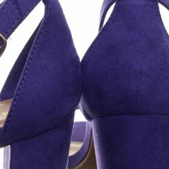 Bamboo Striking01 Retro Chunky Block Heel Sandal - Womens Open Toe Two Piece Dress Shoe