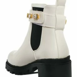 Forever Link Pacific08K Children's Rhinestone Jewel Chelsea Boots - Girl Ankle Bootie