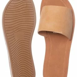 Soda InlineW Wide Width Foam Padded Slide, Women Slip On Sandal