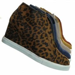 Soda Vesper Hidden Wedge Heel Sneakers - Women Sporty Elastic Shootie