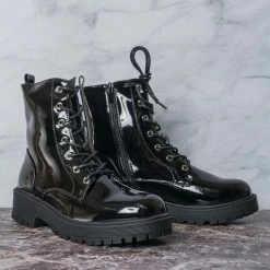 Forever Link Chief88 Classic Lace Up Combat Boots - Men Women Ankle Bootie