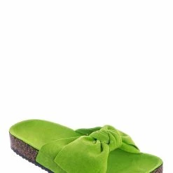 Forever Link Berk24 Molded Footbed Slipper Sandal - Women Comfort Contour Cork Slip On Shoes