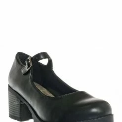 Soda Boxer Chunky Heel Mary Jane Pump - Women Dress Shoes New