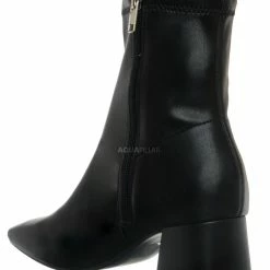 Bamboo Adena Soft Ankle Bootie On Chunk Heel - Women Dress Boots New