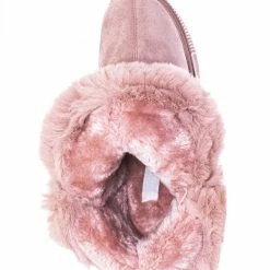 Bamboo Cozette03 Foldable Winter Faux Fur Slipper Bootie - Fold Shearling Snow Shoe New